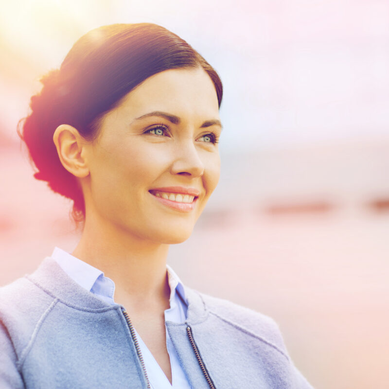 Smiling woman